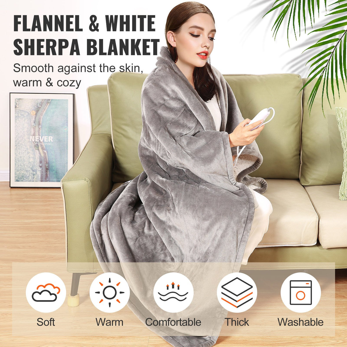 Heated Throw Blanket